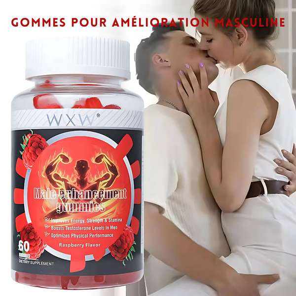 Gummies Vitalité Homme Améliorez vos performances et prolongez votre intimité !