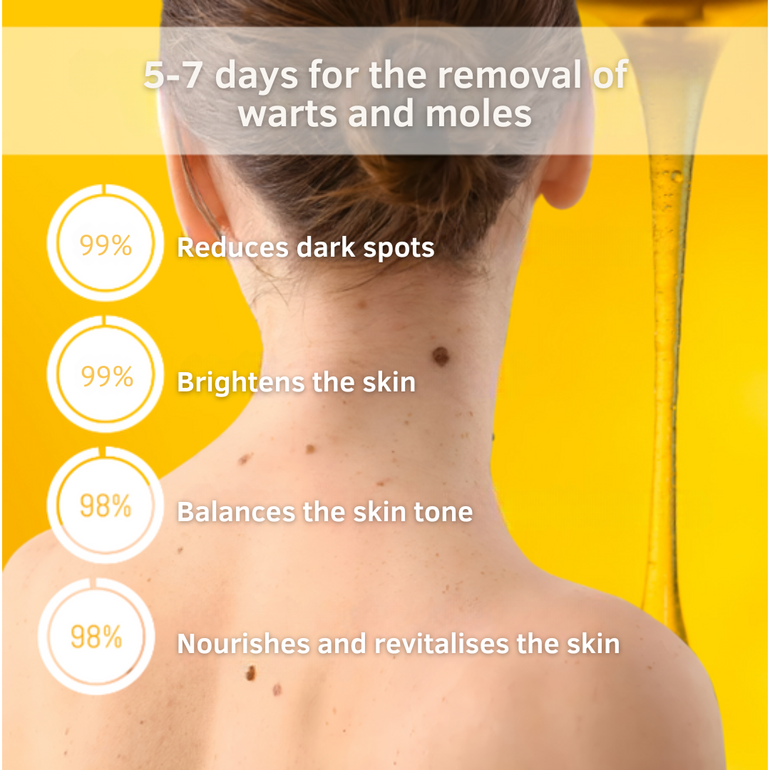 PureSkin™ élimine les verrues et les grains de beauté avec du venin d'abeille. | Garanti une peau lisse et parfaite
