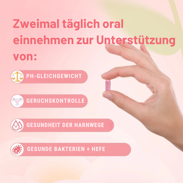 Vaginale Probiotika  Weg mit Gerüchen, Juckreiz und Ungleichgewicht im Nu