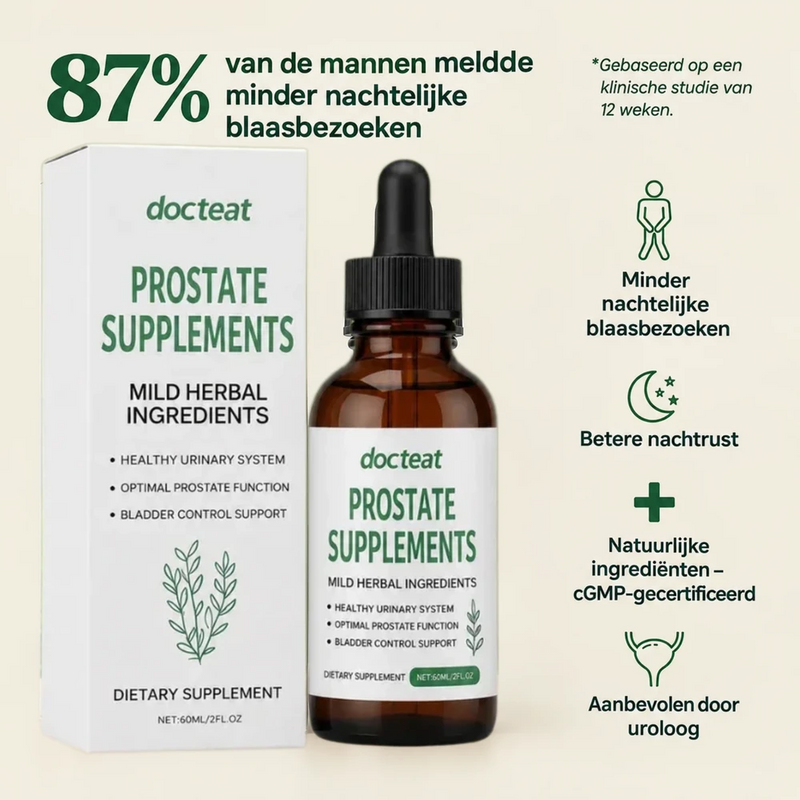 ProstaCalm | Het Enige Prostaatsupplement Dat Zich Bindt aan DHT (Zonder Testosteron te Beïnvloeden)