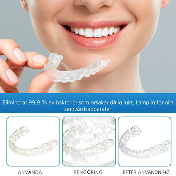 Bahfir™  Vitare, frissigare retainers på bara några minuter