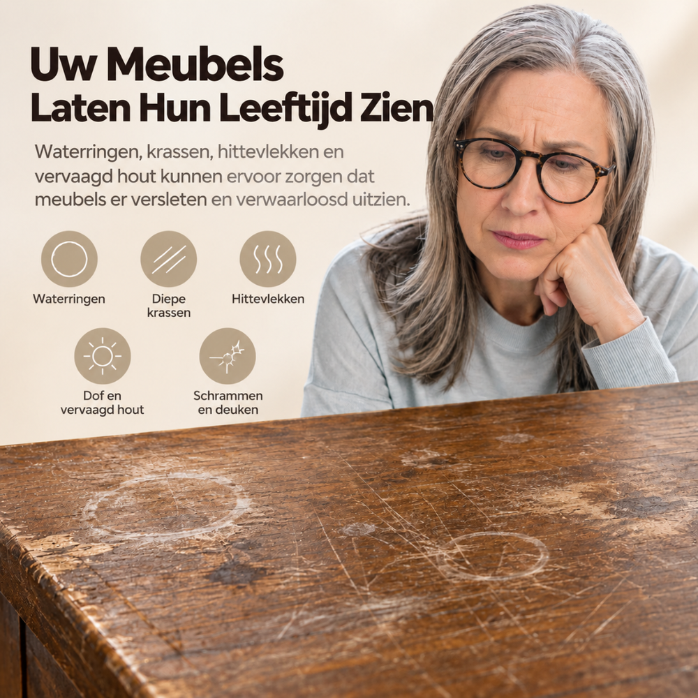 Houten Meubelherstelalfie | Herstel Hout in 10 Minuten — Professionele Resultaten Gegarandeerd