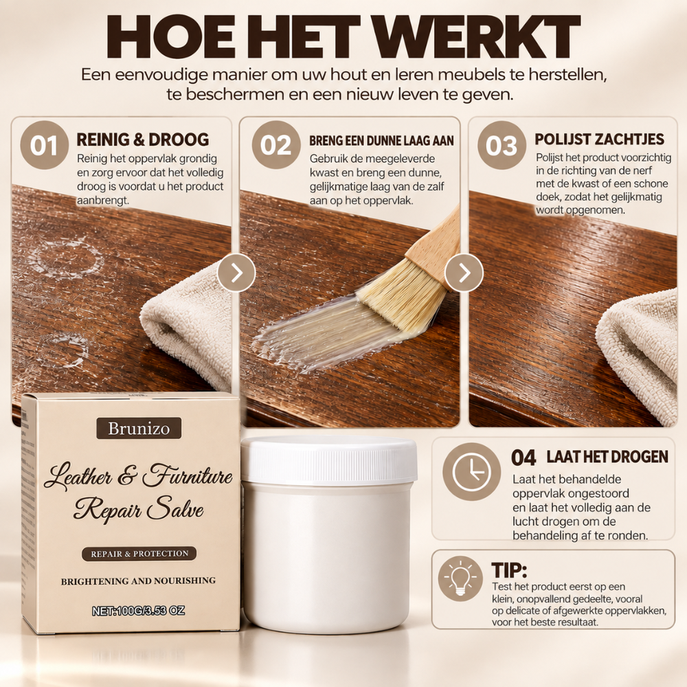 Houten Meubelherstelalfie | Herstel Hout in 10 Minuten — Professionele Resultaten Gegarandeerd