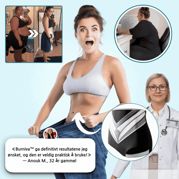 Burniva™ Detox-bukse Tap 7 kg magefett på 5 dager!