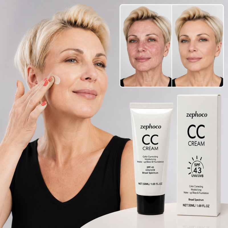 Crema CC | Tez impecable en segundos — Cobertura comprobada desde la primera aplicación