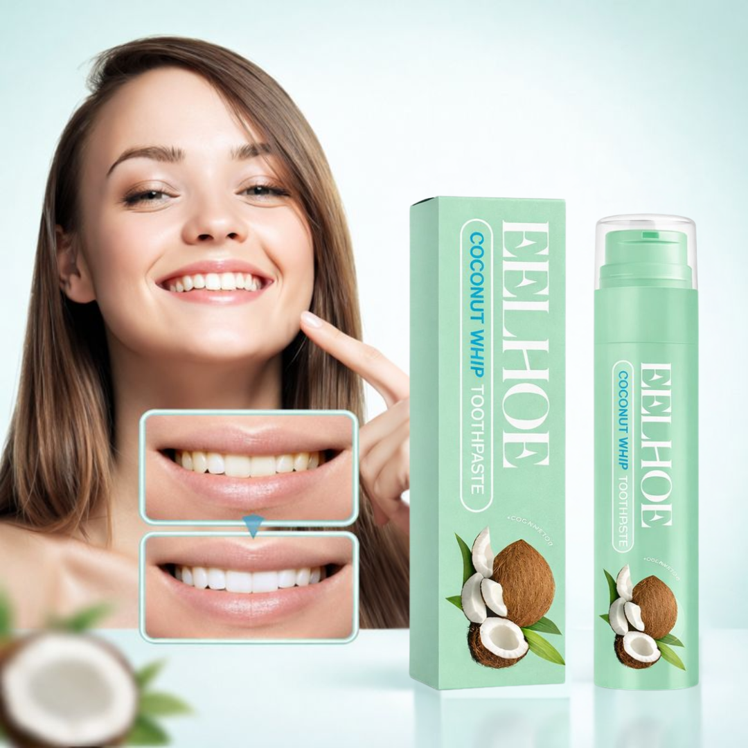 EELHOE Whitening Toothpaste | Noticeably Whiter Teeth & Fresh Breath W ...