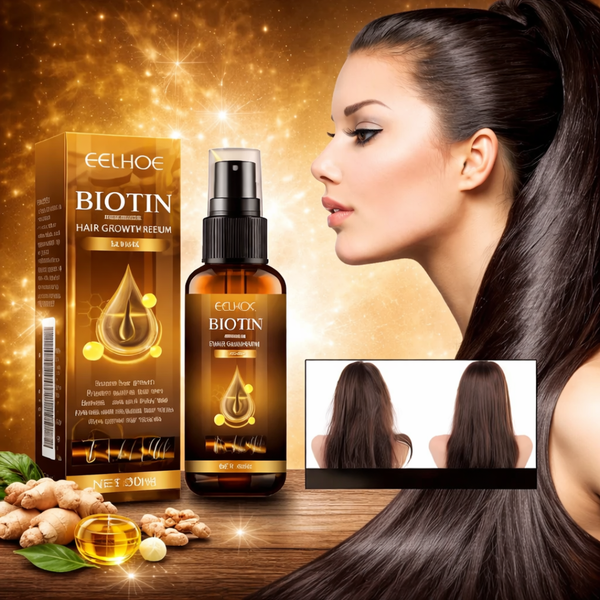 Sérum de croissance capillaire à la biotine Eelhoe