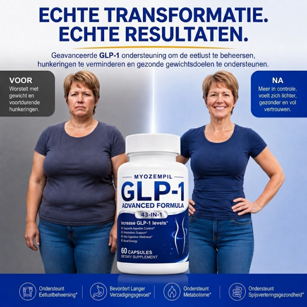 GLP-1 Geavanceerde Formule | Smelt Hardnekkig Vet in Slechts 4 Dagen