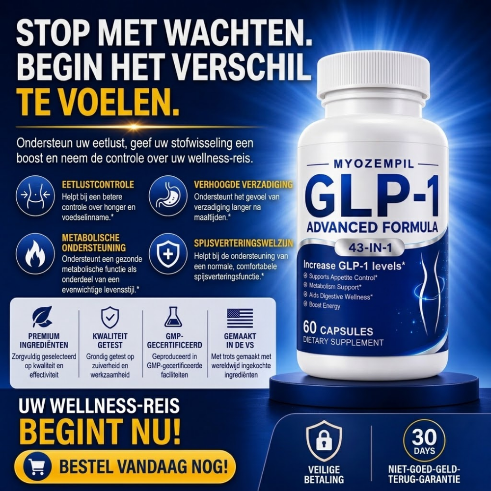 GLP-1 Geavanceerde Formule | Smelt Hardnekkig Vet in Slechts 4 Dagen