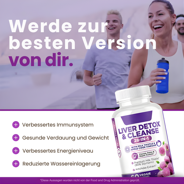 Natürliche Leber-Detox Plus
