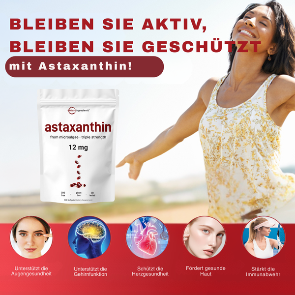 Astaxanthin Starke Unterstützung