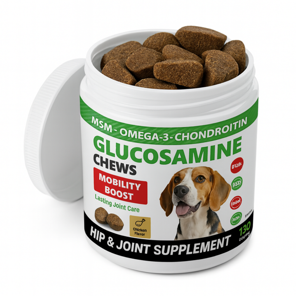 Erlebe die Kraft von Glucosamin-Kausnacks für Hunde™