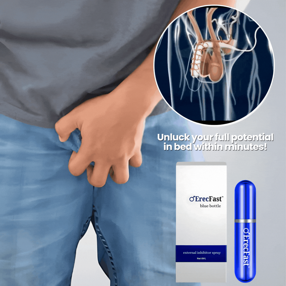 ErecFast™ impotentie spray | Herstelt je erectie met 97% in 3 minuten!