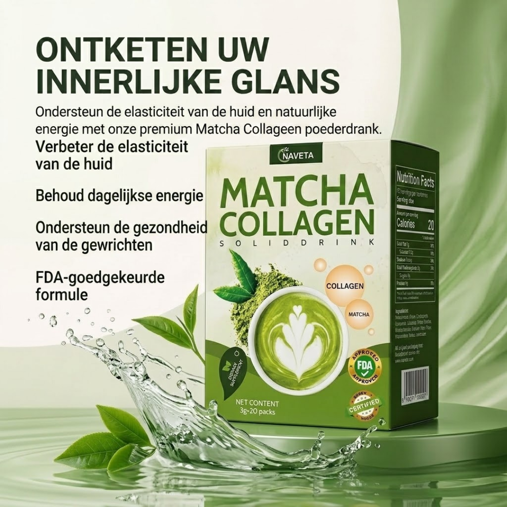 Matcha Collagen Solid Drink | Restores Aging Skin & Boosts Energy — Visible Glow Guaranteed in 7 Days!