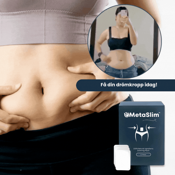 MetaSlim™ Plaster  Tap opptil 89 % magefett på 7 dager – raskt og enkelt!