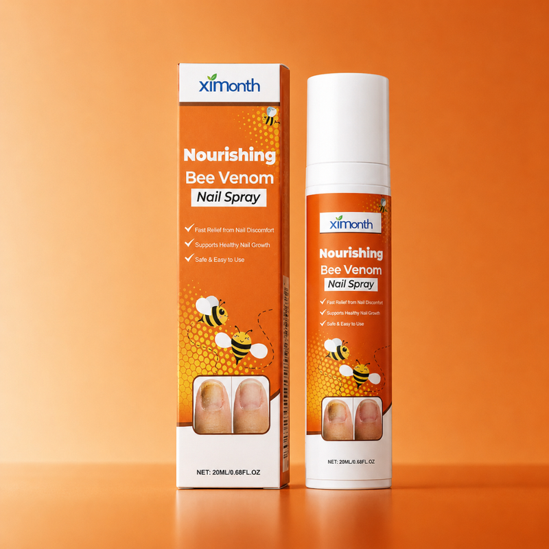 Nährendes Bienengift Nagelspray | Kraft & Glanz Wiederherstellen — Sichtbar Gesündere Nägel in 7 Tagen