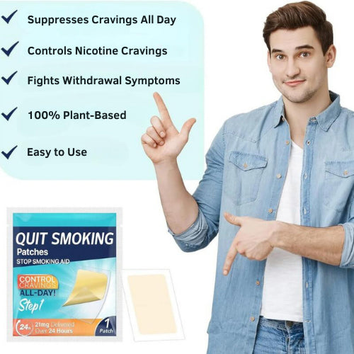 QuickQuit® Pleisters | Stoppen met roken in slechts 24 uur, zonder terugval en ontwenningsverschijnselen!