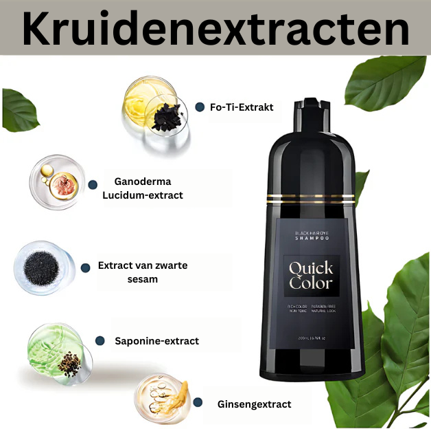 QuickColor™ Haarfarbe | Verwandeln Sie Ihr Haar mühelos mit Instant-Shampoo