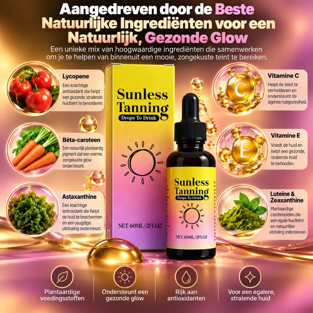 Self-tanning drops to drink | Radiant Golden Glow in 3 Days — Dermatologist-Approved Formula