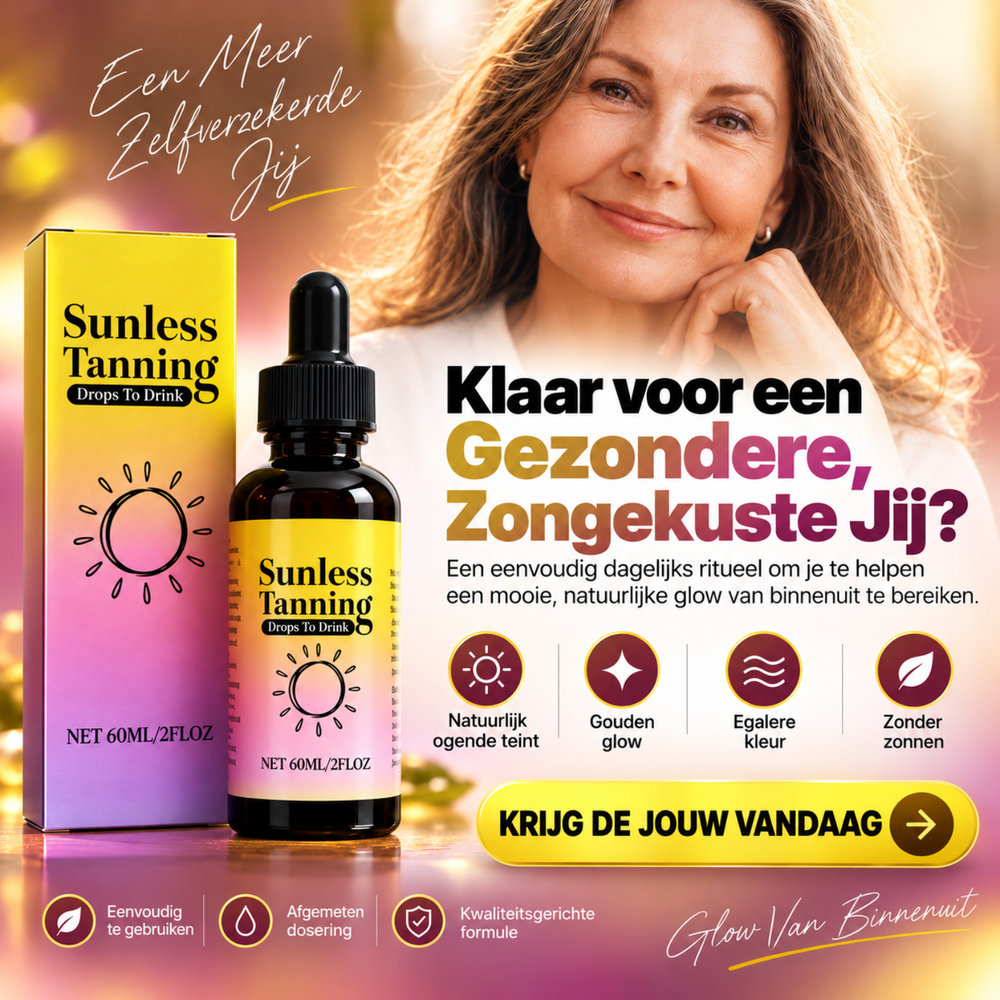 Self-tanning drops to drink | Radiant Golden Glow in 3 Days — Dermatologist-Approved Formula