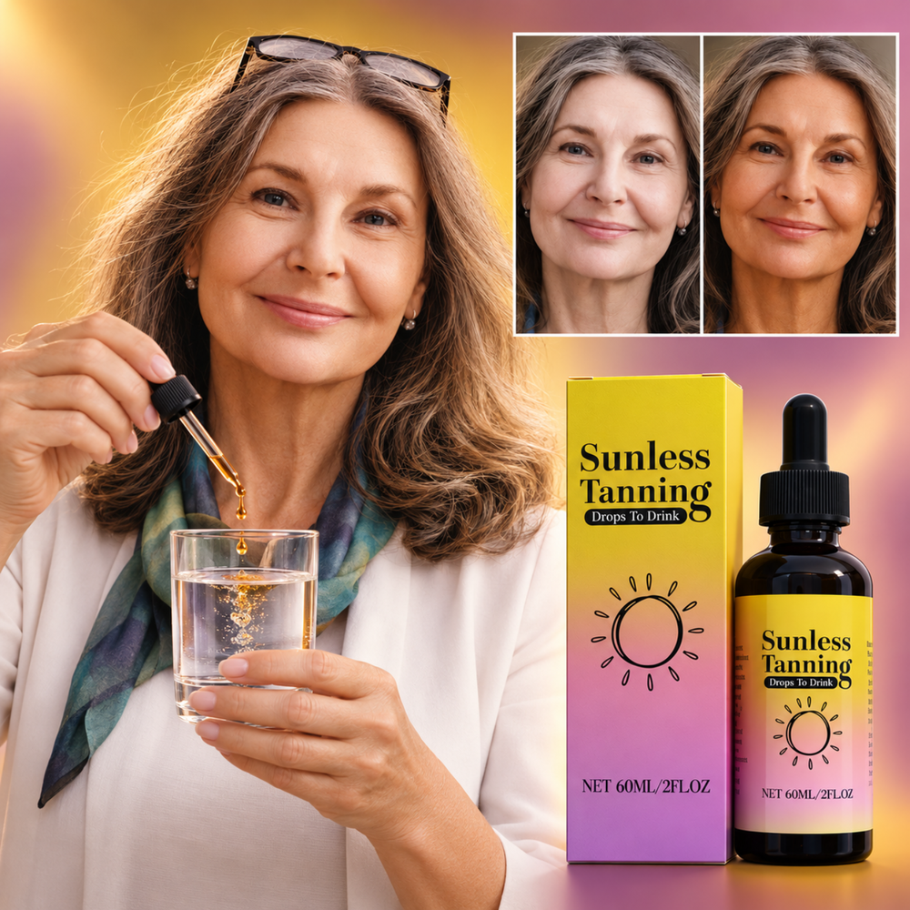 Self-tanning drops to drink | Radiant Golden Glow in 3 Days — Dermatologist-Approved Formula