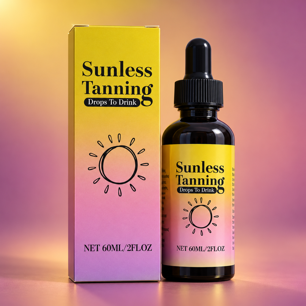 Self-tanning drops to drink | Radiant Golden Glow in 3 Days — Dermatologist-Approved Formula