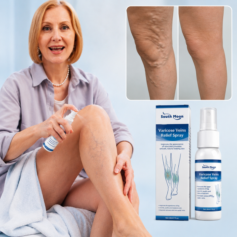 Varicose Relief Spray | Fades Visible Veins & Soothes Heavy Legs — Results You Can See in Weeks