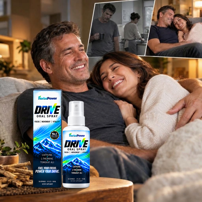HerbaPower Oral Spray | UDSLET dit eftermiddagsdyk på 5 minutter, og få din gejst tilbage!