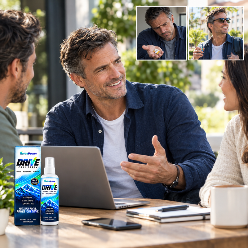 HerbaPower™ oral spray | Stop waiting 20–45 minutes for your energy to kick in — without having to swallow another capsule