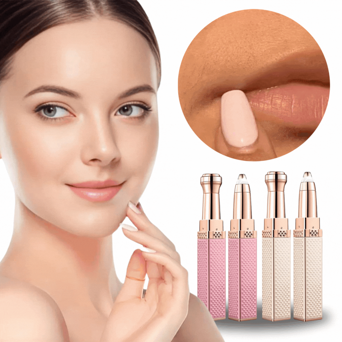 BareGlow™ Gezichtshaar Verwijderaar | Onthul direct een gladde, stralende huid! - PharmaXtra