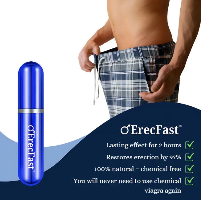 ErecFast™ impotentie spray | Herstelt je erectie met 97% in 3 minuten! - PharmaXtra