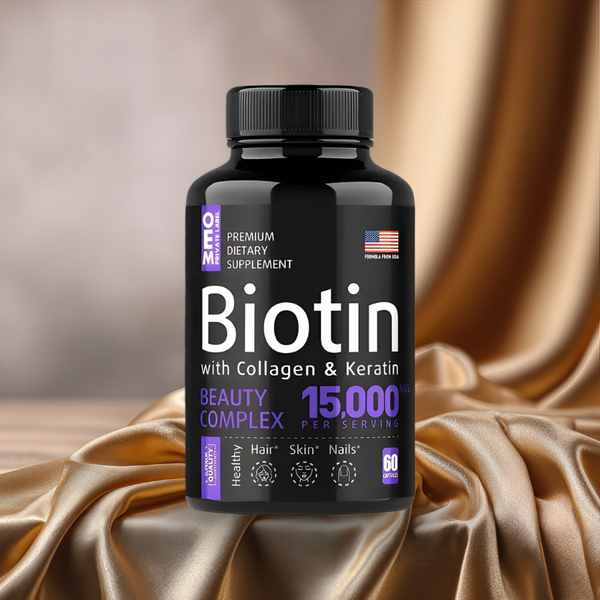 Krachtig Biotine Supplement | Herstel glanzend haar, stralende huid en sterke nagels in slechts 14 dagen - PharmaXtra