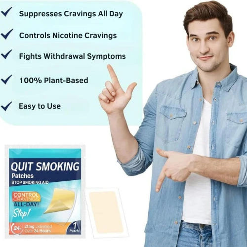 QuickQuit® Pleisters | Stoppen met roken in slechts 24 uur, zonder terugval en ontwenningsverschijnselen! - PharmaXtra