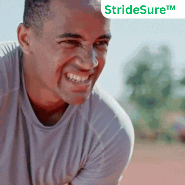 StrideSure™  Voel directe verlichting bij elke stap
