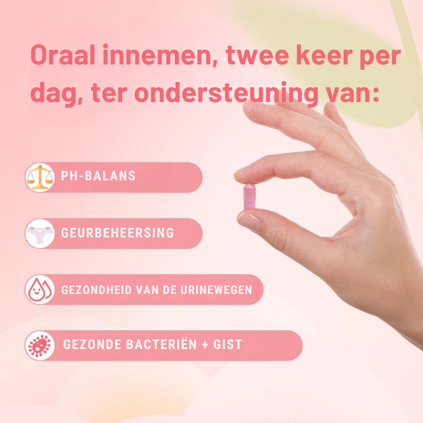 Vaginala probiotika  Bort med lukt, klåda och obalans på nolltid