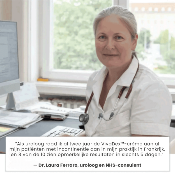VivaDex™ Cream | Herstelt de blaascontrole en vermindert urineverlies binnen 11 minuten! - PharmaXtra