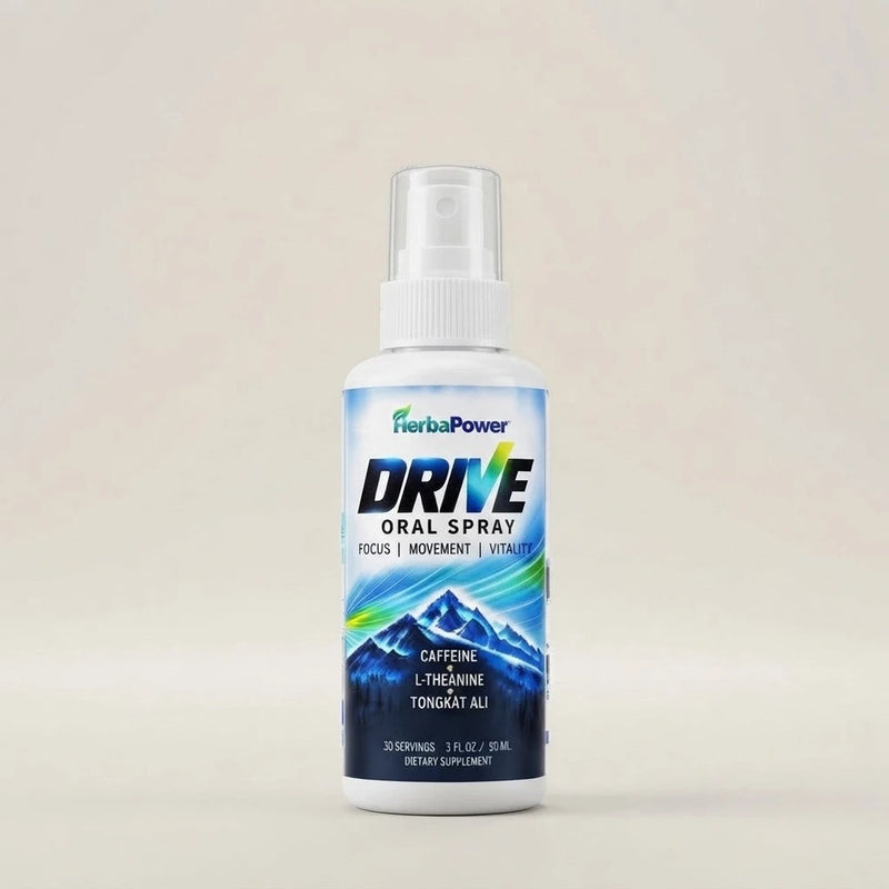 HerbaPower Orale Spray | Proef Tongkat METEEN en herwin focus in slechts 5 minutes!