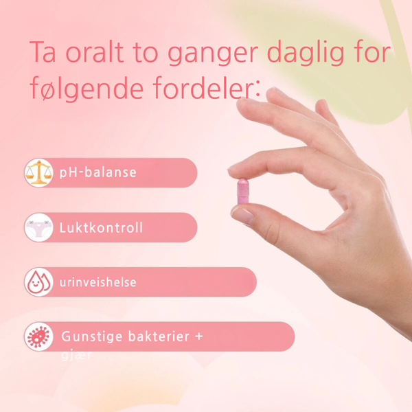 Vaginale probiotika Bli kvitt lukt, kløe og ubalanse på et blunk